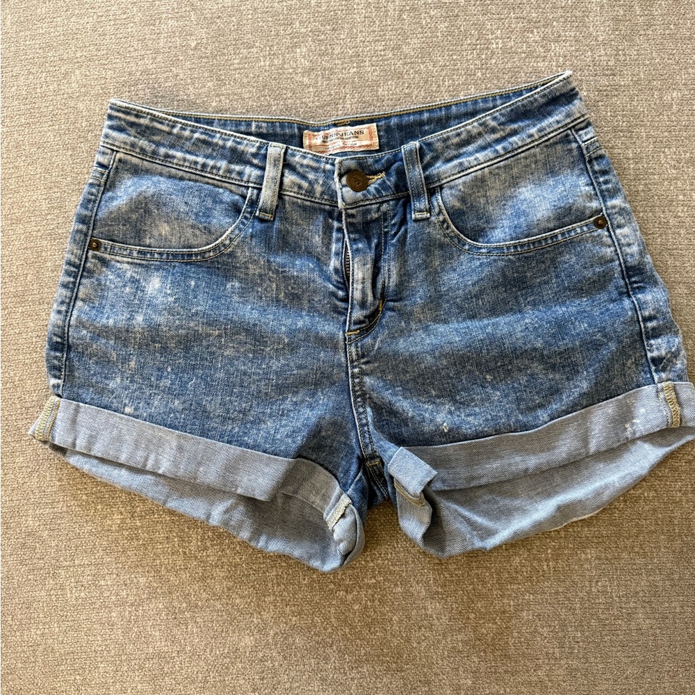 Guess Blue Denim Jean Shorts